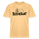 BLÜMERANT-RELAXED FIT Unisex Organic T-Shirt mit Berliner Schnauze - Hellgelb
