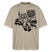 ICK LACH MIR N AST-Oversized Unisex Bio T-Shirt mit Berliner Bär - Steingrau