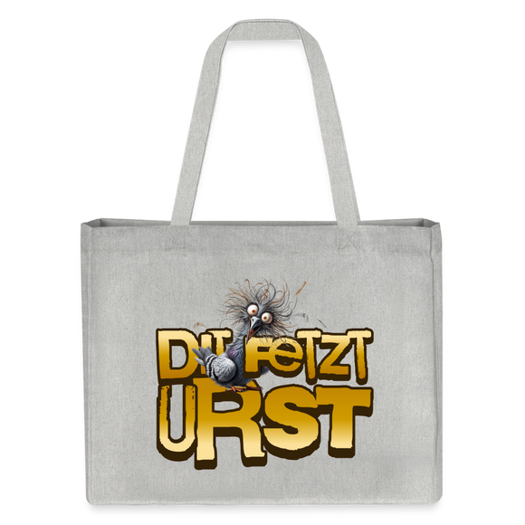 DIT FETZT URST - Einkaufstasche - Grau meliert