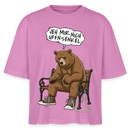 Berliner Bär mit Spruch-JEH MIR NICH UFFN SENKEL-Frauen Boxy Bio-T-Shirt - Pink