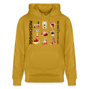 Berliner Verrücktheit-MESCHUGGE-NA UND?!Unisex Bio-Hoodie - Ocker