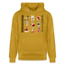 Berliner Verrücktheit-MESCHUGGE-NA UND?!Unisex Bio-Hoodie - Ocker