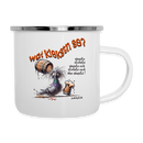 WAT KIEKSTN SO? - Emaille-Tasse - Weiß