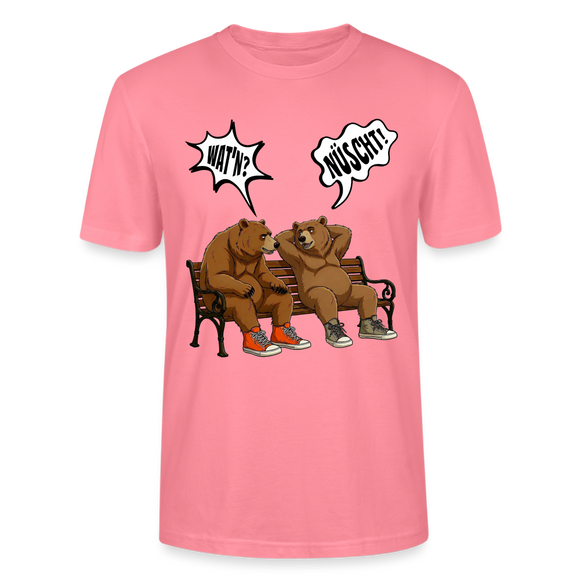 Berliner Bär Shirt mit Berliner Schnauze-WATN?NÜSCHT!-Unisex T-Shirt - Pink 