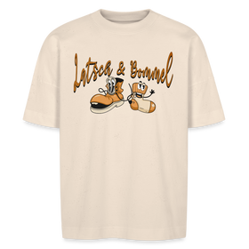 LATSCH UND BOMMEL - Unisex Oversize Bio-T-Shirt - Naturweiß