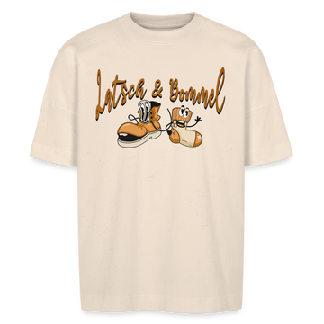LATSCH UND BOMMEL - Unisex Oversize Bio-T-Shirt - Naturweiß