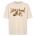 LATSCH UND BOMMEL - Unisex Oversize Bio-T-Shirt - Naturweiß