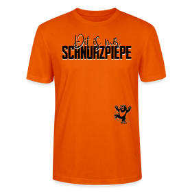 SCHNURZPIEPE - Unisex T-Shirt Bio - Tieforange