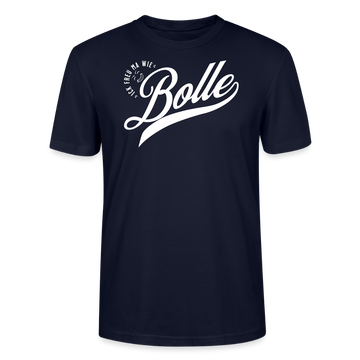 ICK FREU MA WIE BOLLE-Unisex T-Shirt BIO - Navy