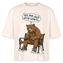 Berliner Bär mit Spruch-JEH MIR NICH UFFN SENKEL-Frauen Boxy Bio-T-Shirt - Natur