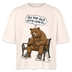 Berliner Bär mit Spruch-JEH MIR NICH UFFN SENKEL-Frauen Boxy Bio-T-Shirt - Natur