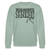 JEH MIR NICH UFFN SENKEL-Unisex Bio-Sweatshirt - Helles Graugrün