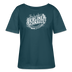 BERLINER SCHNAUZE-Rundhals Frauen Bio-T-Shirt - Dunkles Petrol