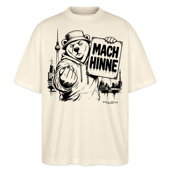 MACH HINNE – Berlin Souvenir -Oversized Unisex Bio T-Shirt - Natur