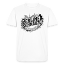 BERLINER SCHNAUZE-Männer Premium Bio T-Shirt - Weiß