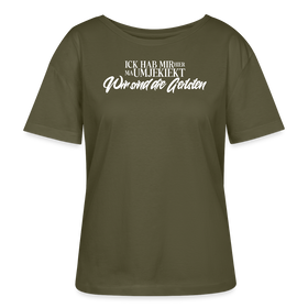 WIR SIND DIE GEILSTEN mit Berliner Schnauze-Rundhals Frauen Bio-T-Shirt - Khaki