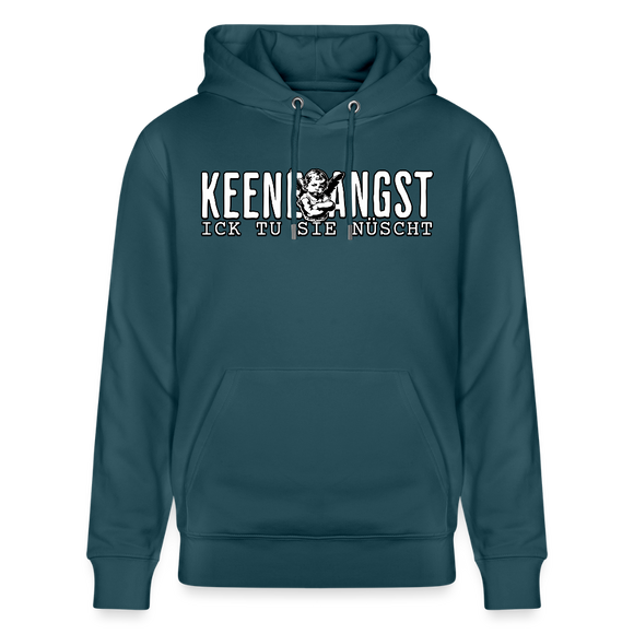 ICK TU SIE NÜSCHT - Unisex Bio-Hoodie - Dunkles Petrol