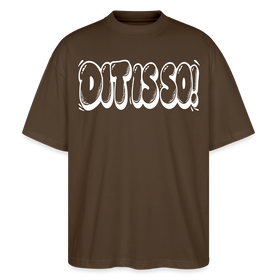 Berlin Shirt- DIT IS SO!-Oversized Unisex Bio T-Shirt - Dunkelbraun