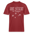 JIBT NÜSCHT - Relaxed Fit Unisex Bio-T-Shirt - Erdrot