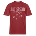 JIBT NÜSCHT - Relaxed Fit Unisex Bio-T-Shirt - Erdrot