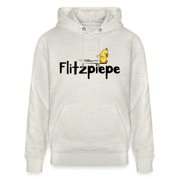 DIE FLITZPIEPE - Unisex Bio-Hoodie - Beige meliert