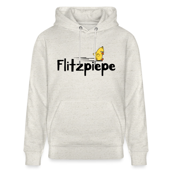 DIE FLITZPIEPE - Unisex Bio-Hoodie - Beige meliert