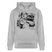 Berlin Souvenir mit Berliner Schnauze-MACH HINNE-Unisex Bio-Hoodie - Grau meliert
