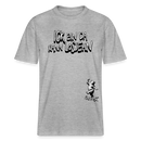 ICK BIN DA-Relaxed Fit Unisex Bio-T-Shirt - Grau meliert