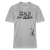ICK BIN DA-Relaxed Fit Unisex Bio-T-Shirt - Grau meliert