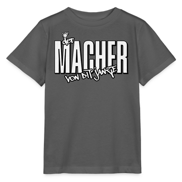 DER MACHER VON DIT JANZE - Kinder T-Shirt BIO - Anthrazit