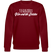 Wir sind die Geilsten-Unisex Bio-Sweatshirt II - Burgunderrot