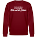 Wir sind die Geilsten-Unisex Bio-Sweatshirt II - Burgunderrot
