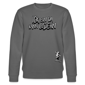 ICK BIN DA - Unisex Bio-Sweatshirt - Anthrazit