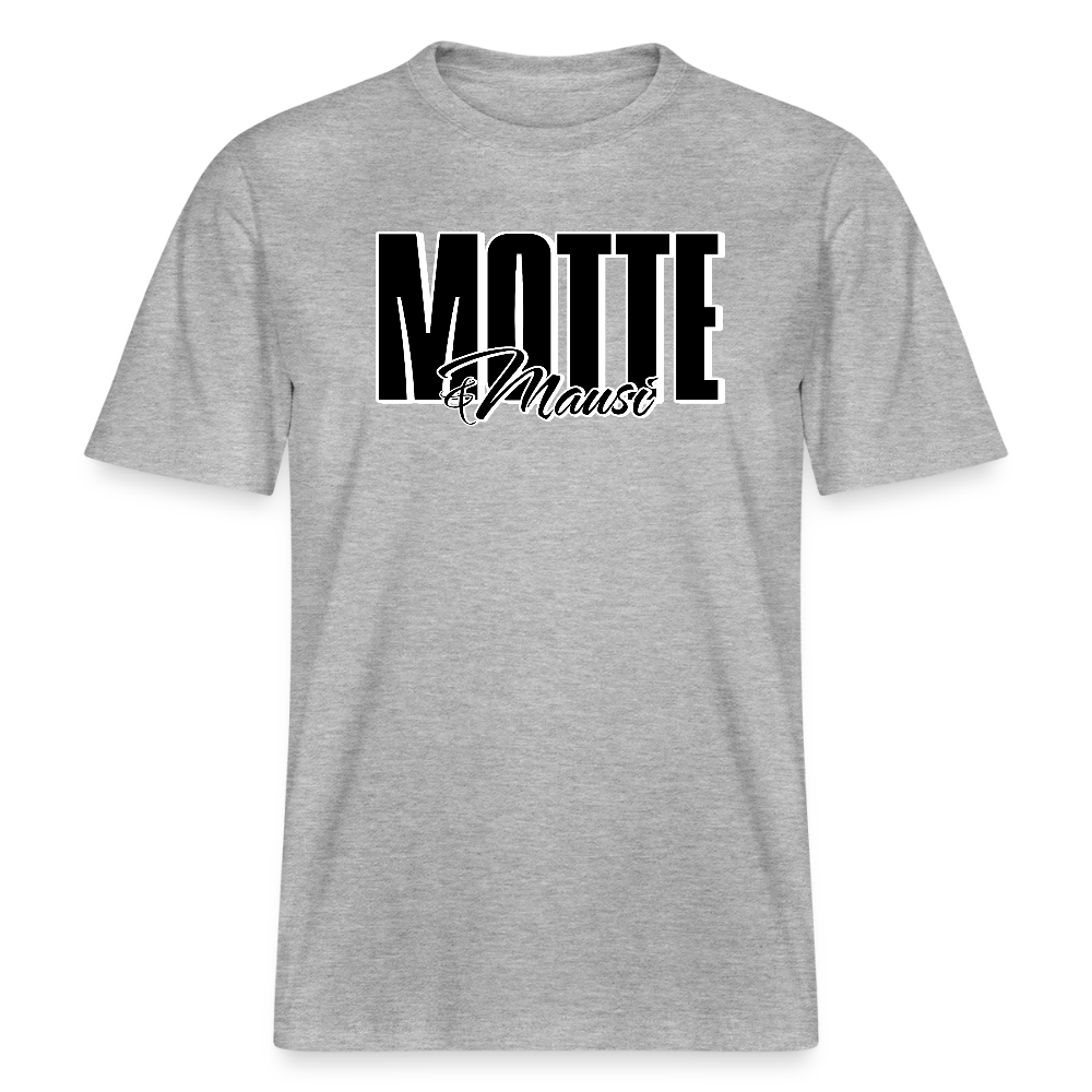 MOTTE UND MAUSI-Relaxed Fit Unisex Bio-T-Shirt - Grau meliert