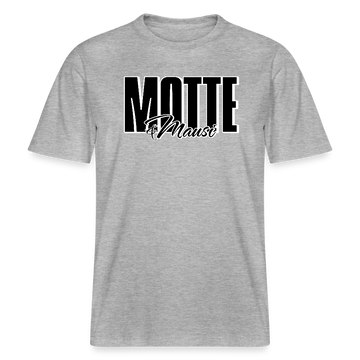 MOTTE UND MAUSI-Relaxed Fit Unisex Bio-T-Shirt - Grau meliert