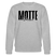 MOTTE UND MAUSI-Unisex Bio-Sweatshirt - Grau meliert
