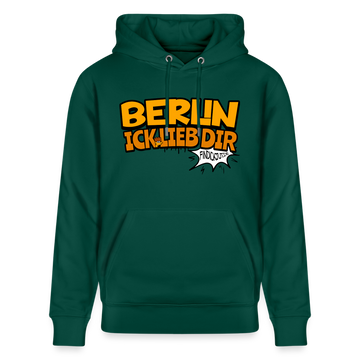 BERLIN ICK LIEB DIR - Unisex Bio-Hoodie - Forest