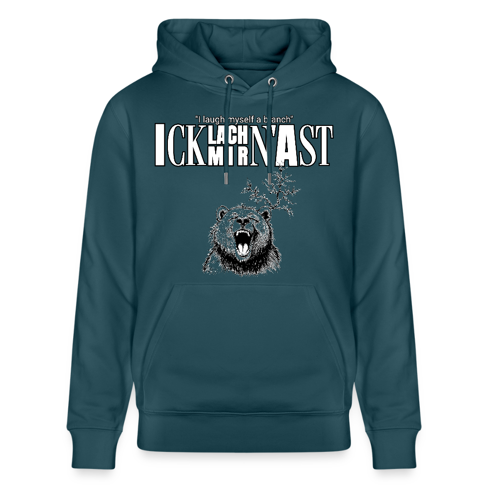 ICK LACH MIR N AST-Unisex Bio-Hoodie II - Dunkles Petrol