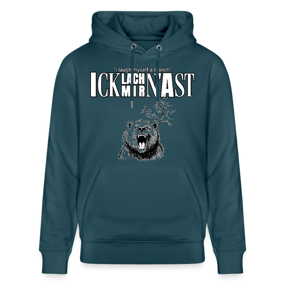 ICK LACH MIR N AST-Unisex Bio-Hoodie II - Dunkles Petrol