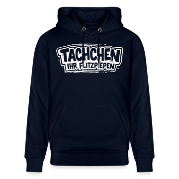TACHCHEN IHR FLITZPIEPEN-Unisex Bio-Hoodie mit Berliner Schnauze - Navy