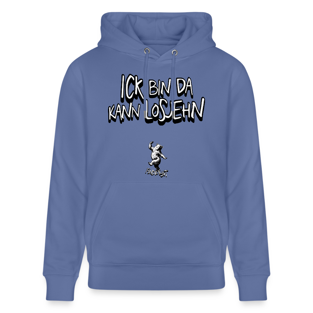 ICK BIN DA-Unisex Bio-Hoodie - Blau