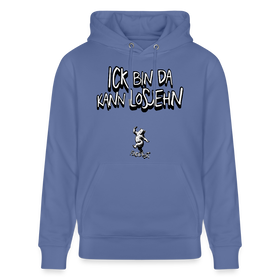 ICK BIN DA-Unisex Bio-Hoodie - Blau