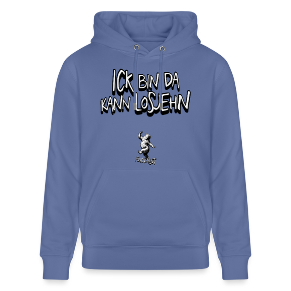 ICK BIN DA-Unisex Bio-Hoodie - Blau