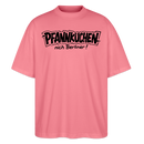 Berlin Shirt-PFANNKUCHEN, nich Berliner-Oversized Unisex Bio T-Shirt - Pink 