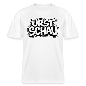 Ostalgie- RELAXED FIT Unisex Bio T-Shirt-URST SCHAU - Weiß