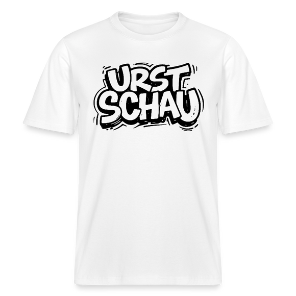 Ostalgie- RELAXED FIT Unisex Bio T-Shirt-URST SCHAU - Weiß