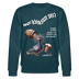 WAT KIEKSTN SO?-Unisex Bio-Sweatshirt II - Dunkles Petrol