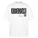 Chaos Shirt-KLADDERADATSCH-Oversized Unisex Bio T-Shirt - Weiß