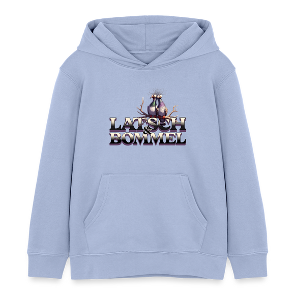 BERLINER LATSCH UND BOMMEL - Kinder Bio-Hoodie - Sky