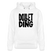 DOLLET DING-Berliner Spruch-Unisex Bio-Hoodie - Weiß